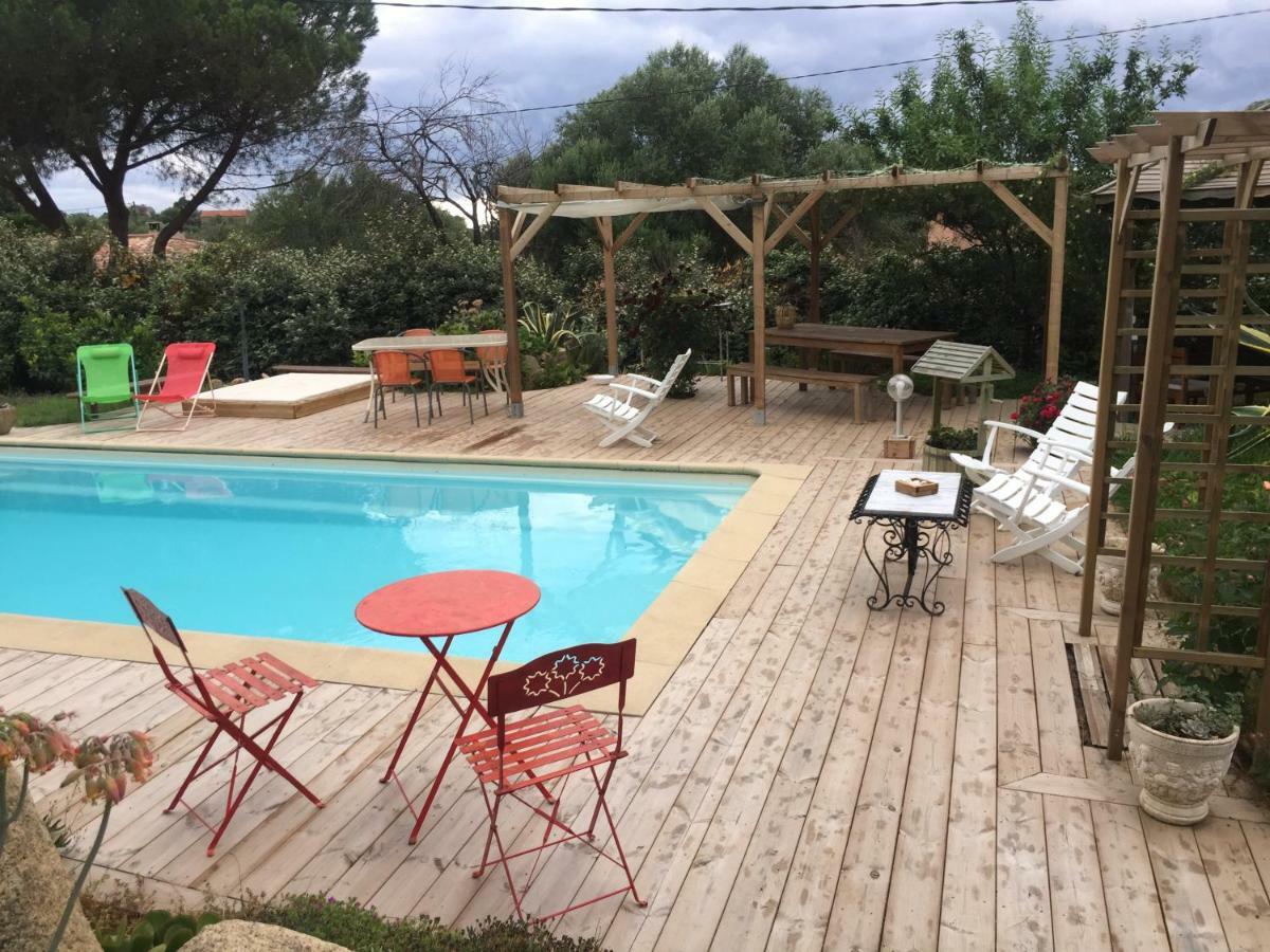B&B Macchia Verdata Avec Piscine Monacia-d'Aullene Exterior foto